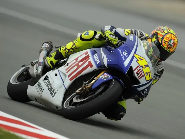 valentino rossi sachsenring practice 1