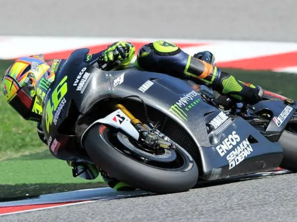 valentino rossi test misano yamaha m1 2014