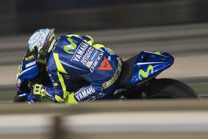 valentino rossi test qatar 2017