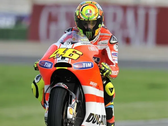 valentino rossi valencia friday 2011