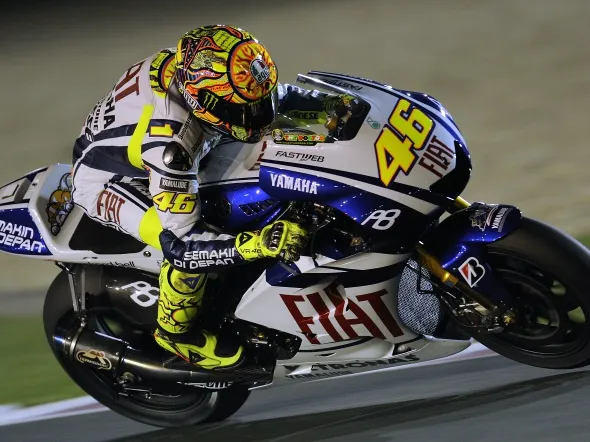 valentino rossi yamaham1 losail2010