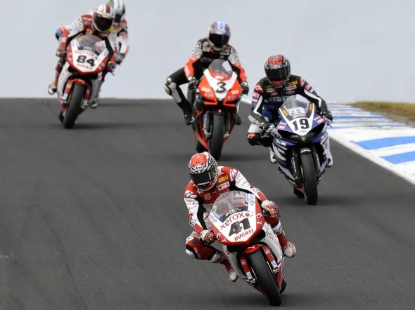 wsbk phillip island lukey heights 2009