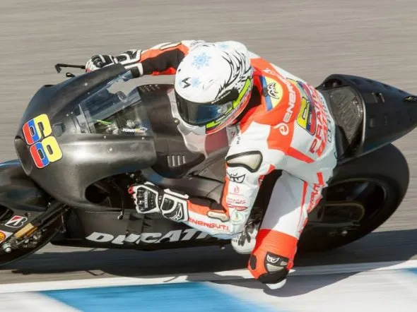 yonny hernandez ducati desmosedici open test jerez 2013