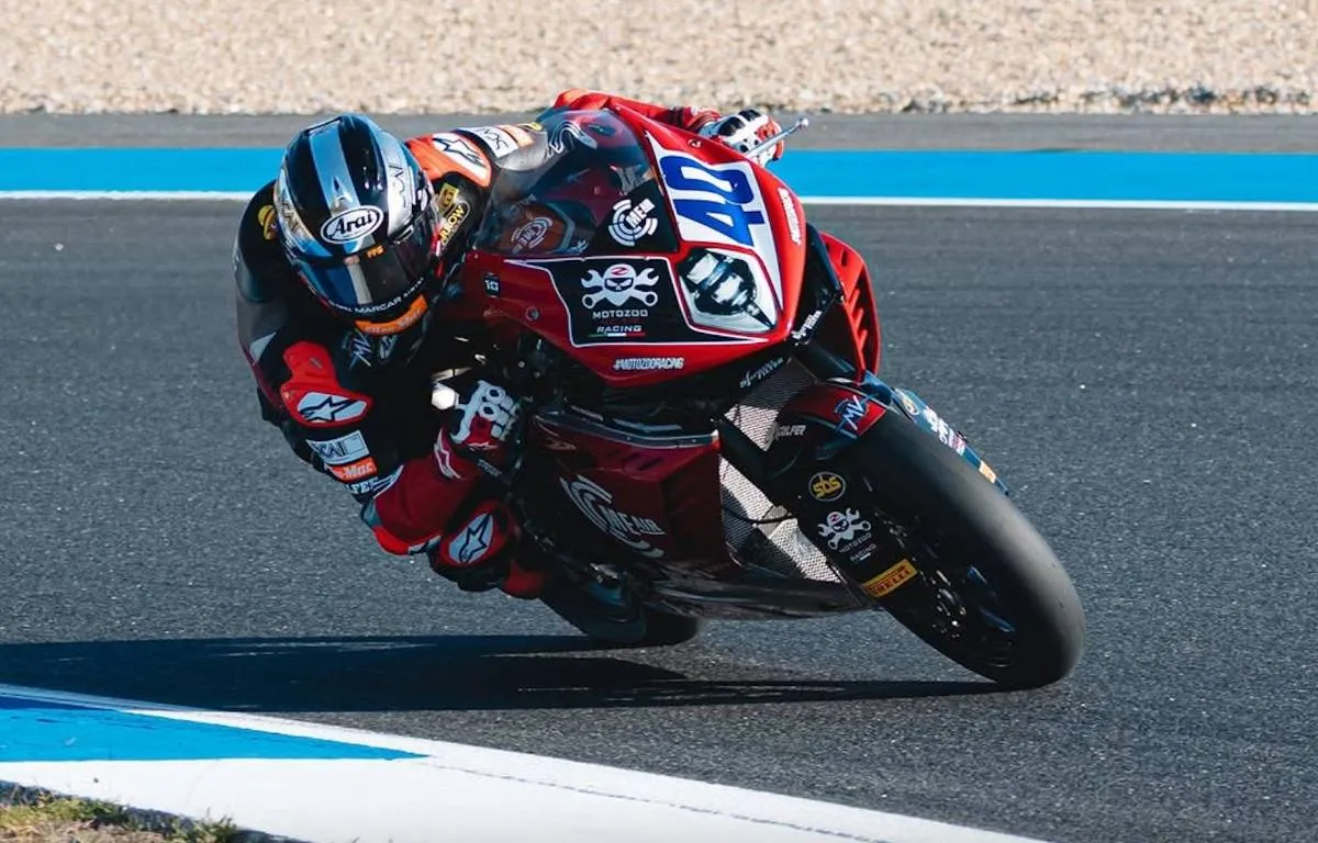 Mattia Casadei parte in pole nella Supersport Mondiale a Jerez, Spagna