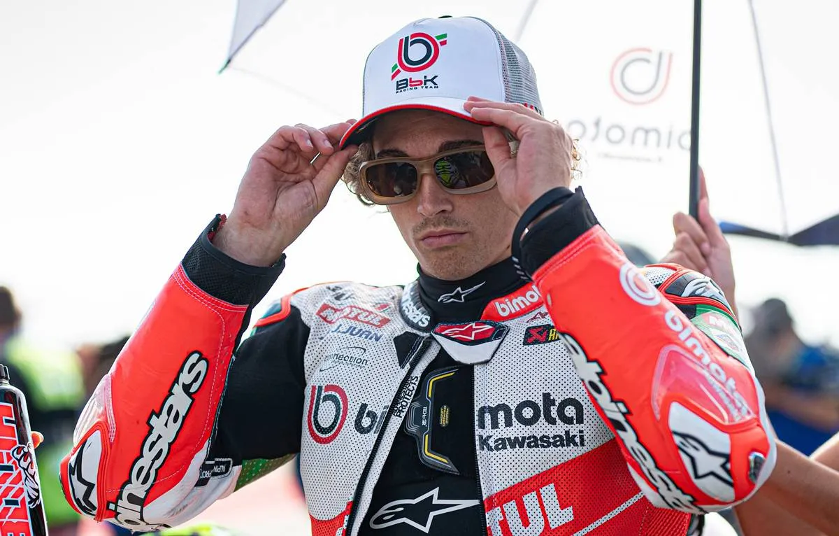 Axel Bassani su Bimota nel Mondiale Superbike