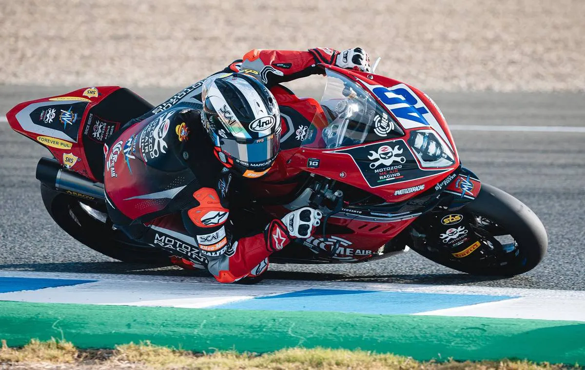 Mattia Casadei con MotoZoo  nel Mondiale Supersport