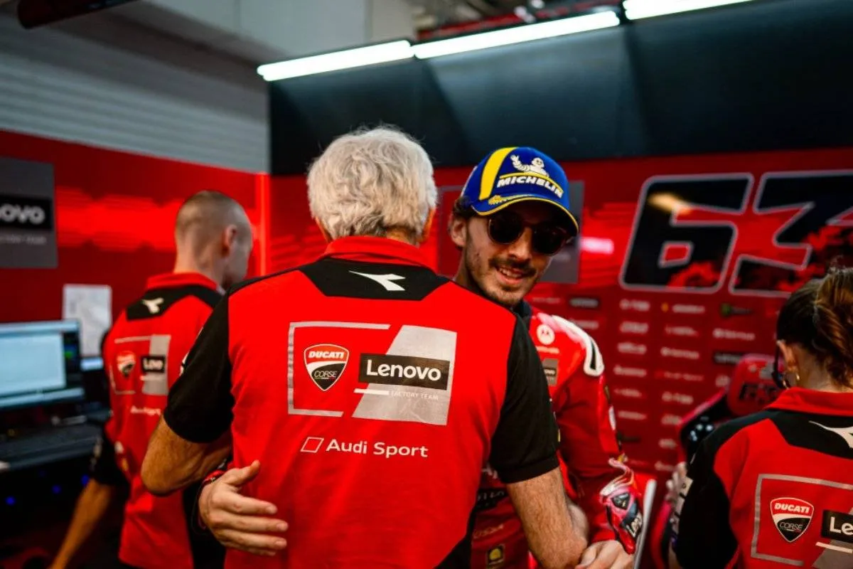 Gigi Dall'Igna e Pecco Bagnaia