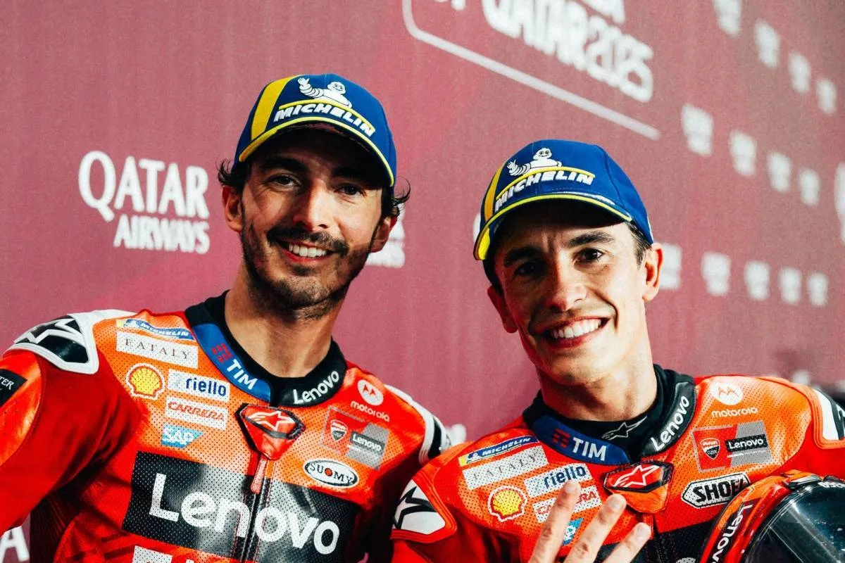 Pecco Bagnaia e Marc Marquez