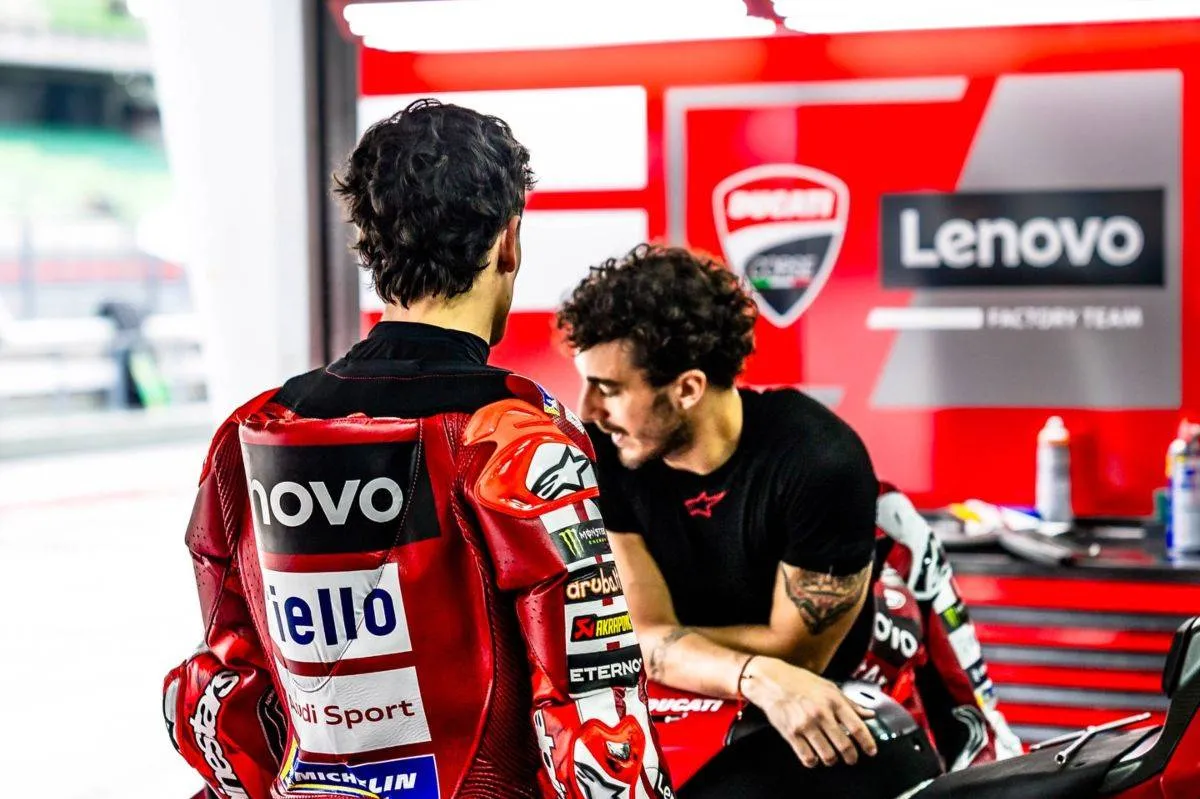 Pecco Bagnaia e Marc Marquez