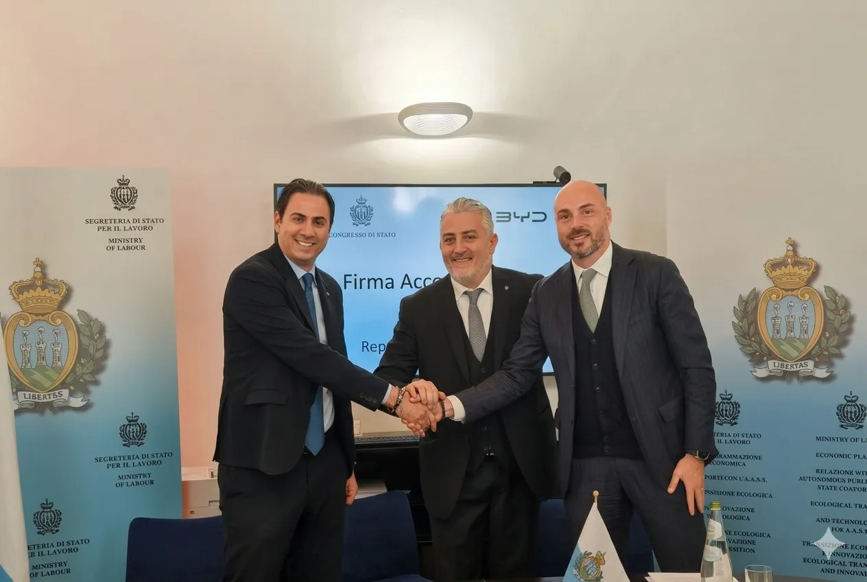 L'accordo BYD -San Marino