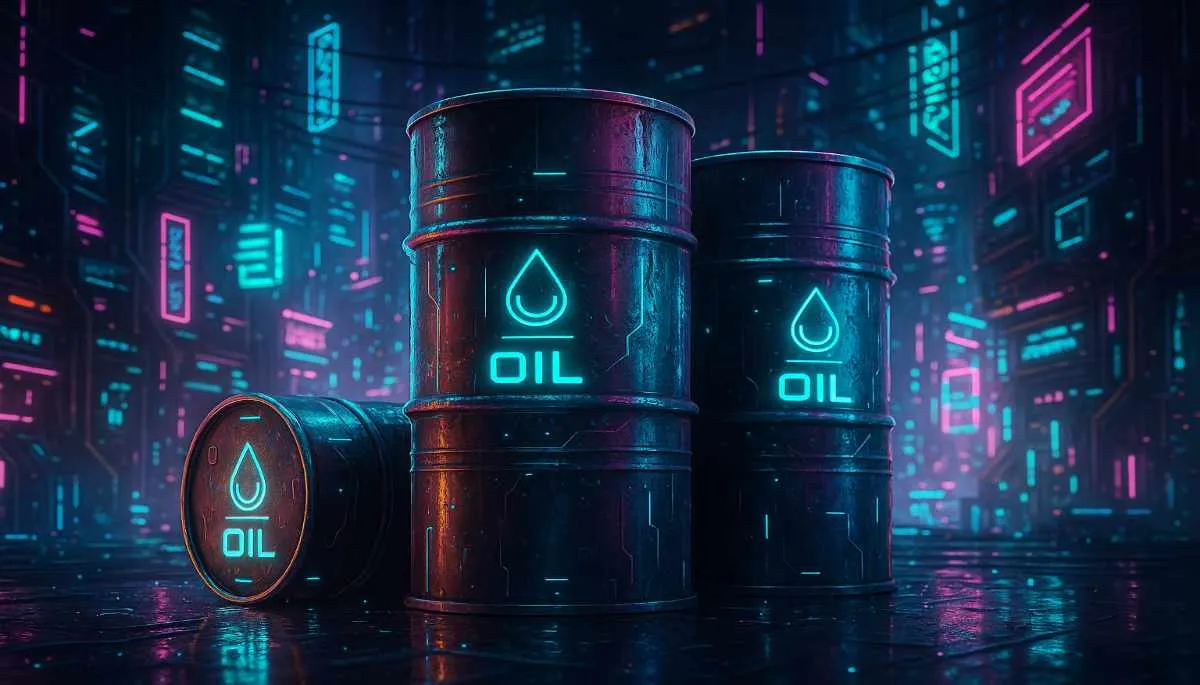 20250623 2052 futuristische olievaten simple compose 01jyf2248wfxhaz2gr8575s5tx