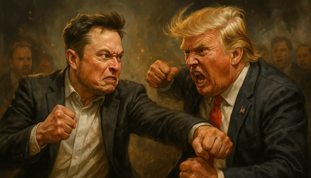 elon musk vs donald trump