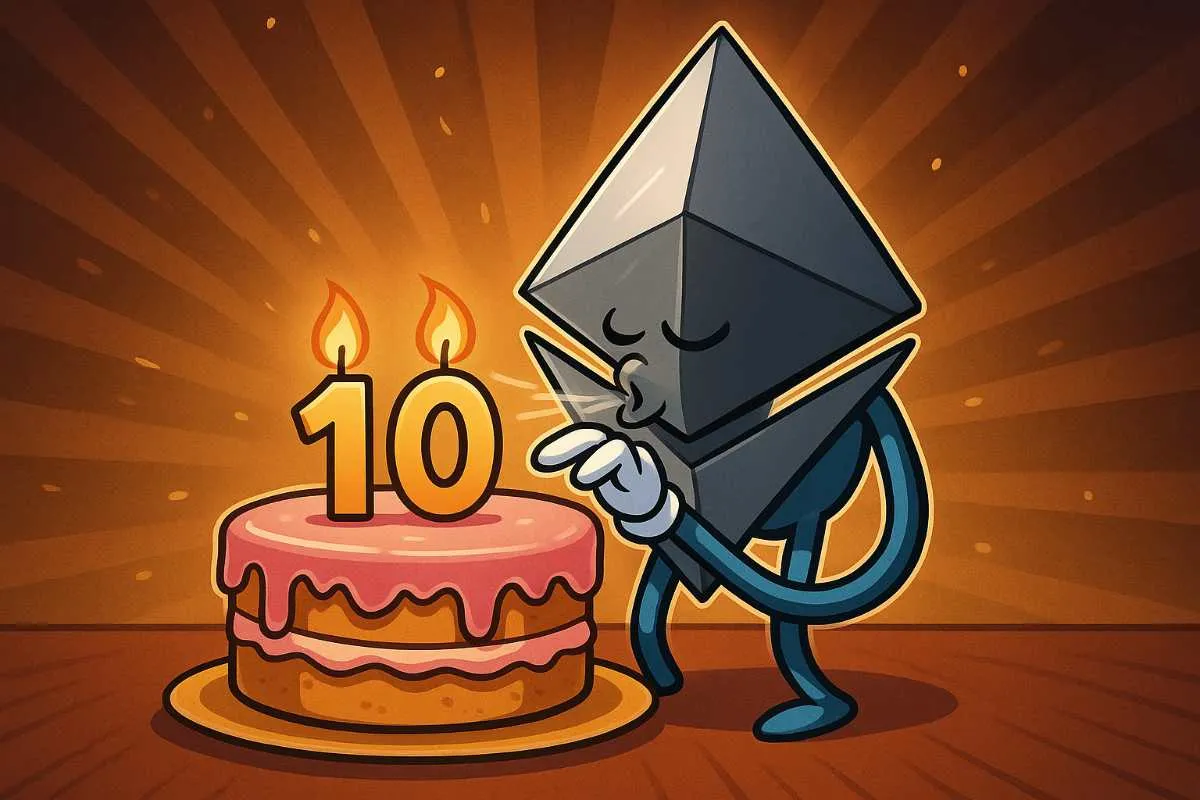 Ethereum 10-jarig jubileum