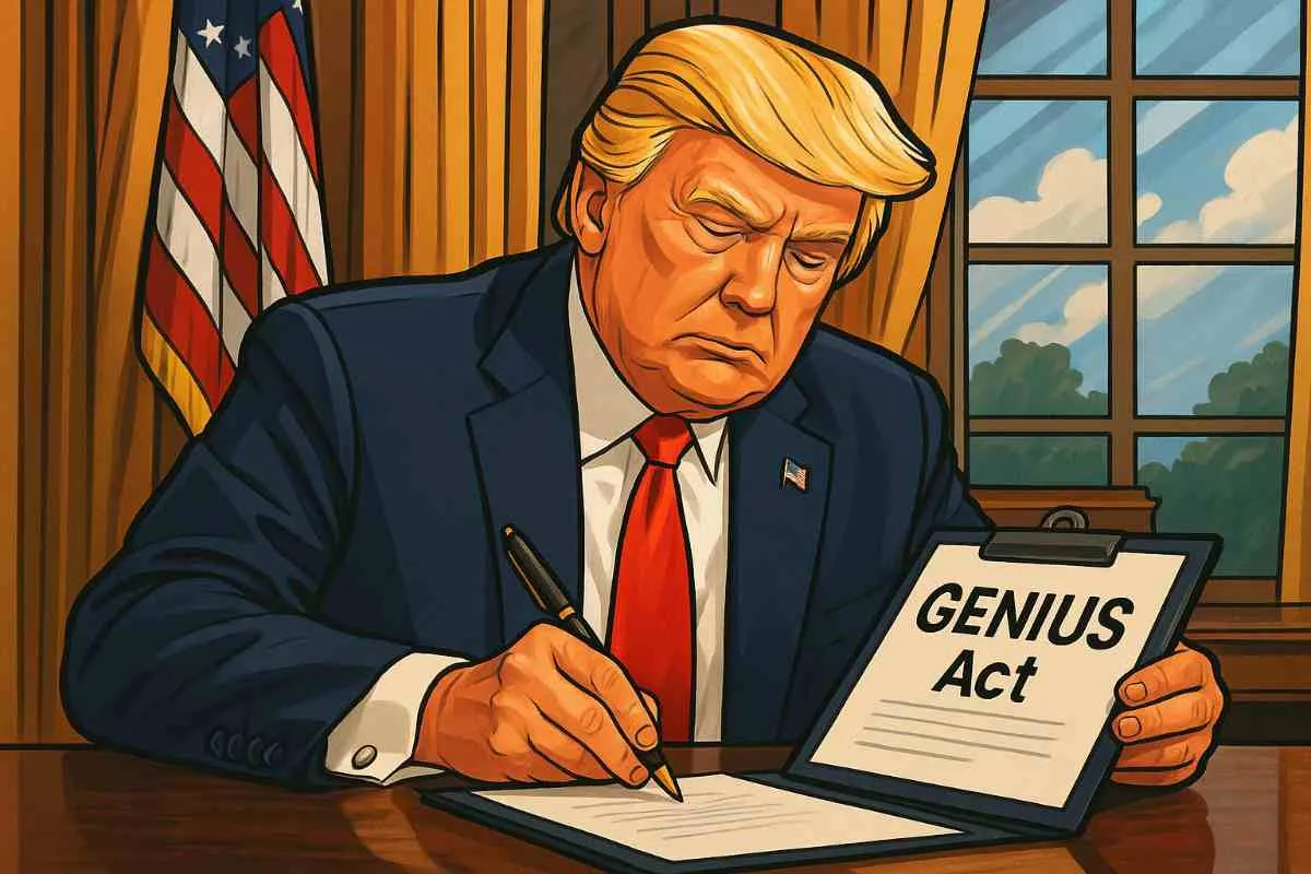 Trump ondertekent GENIUS Act