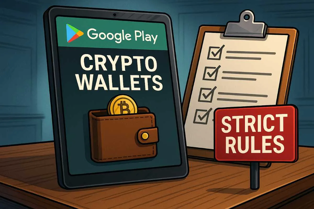 Crypto regels Google Play Store