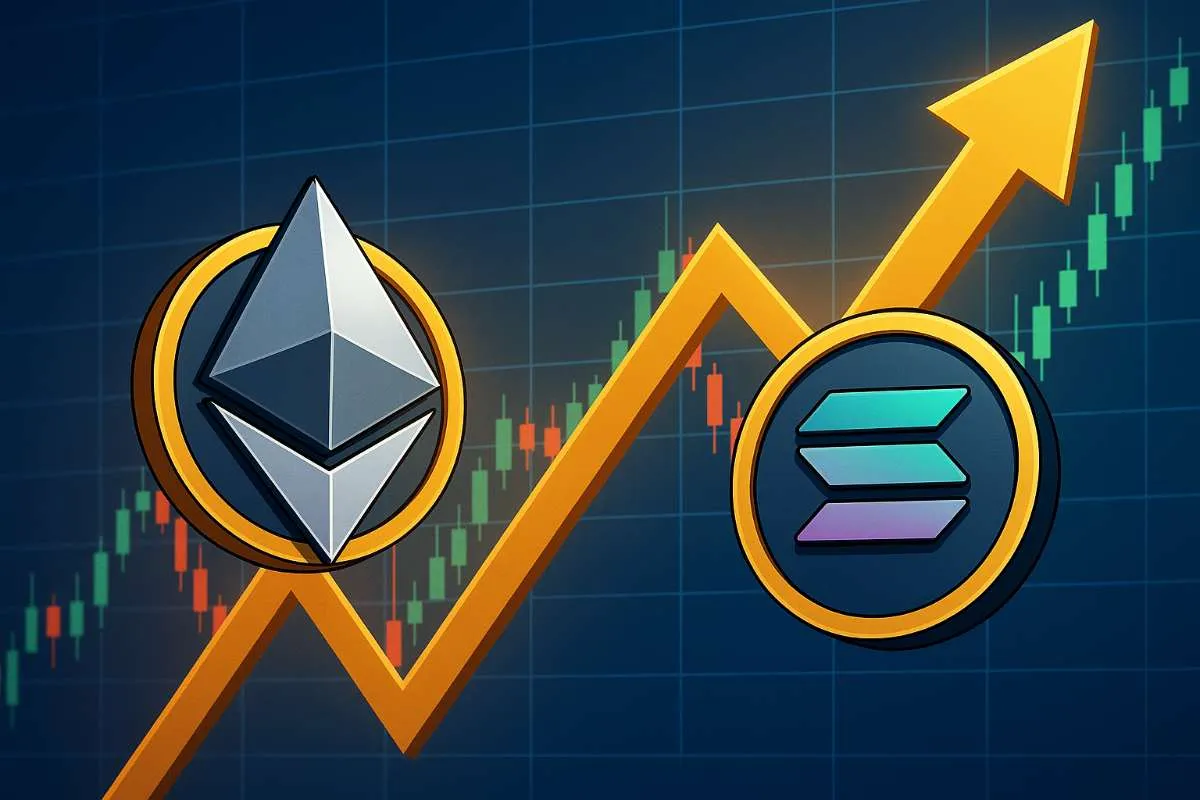 Ethereum Solana koersstijging'