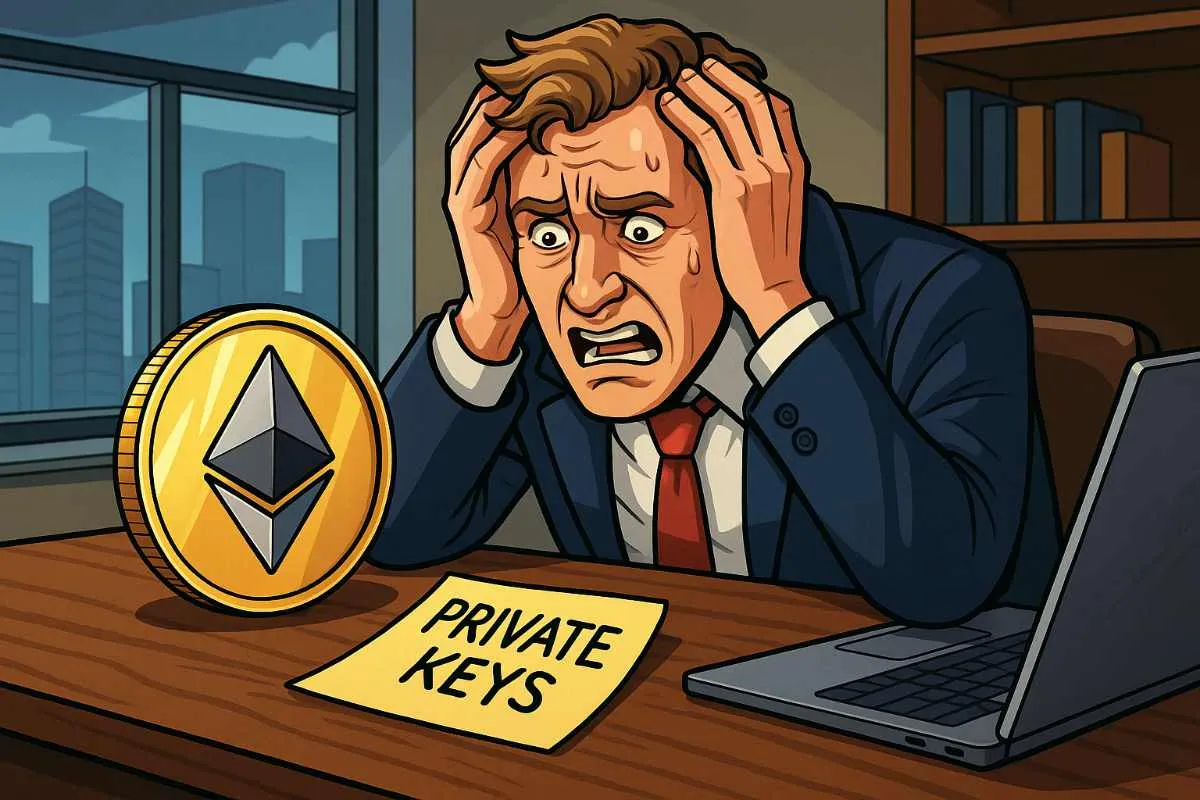 Ethereum-wallet privésleutels verloren