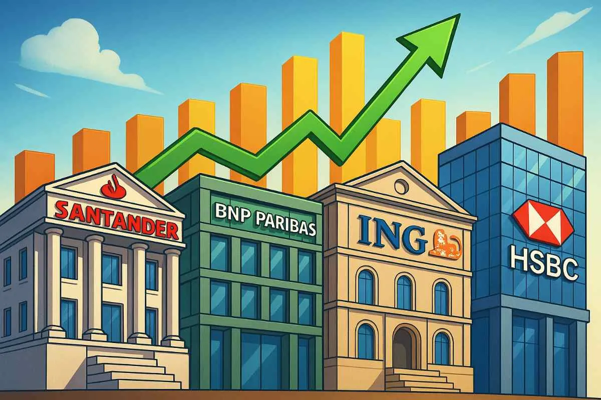 Europese Banken aandelen stijgen