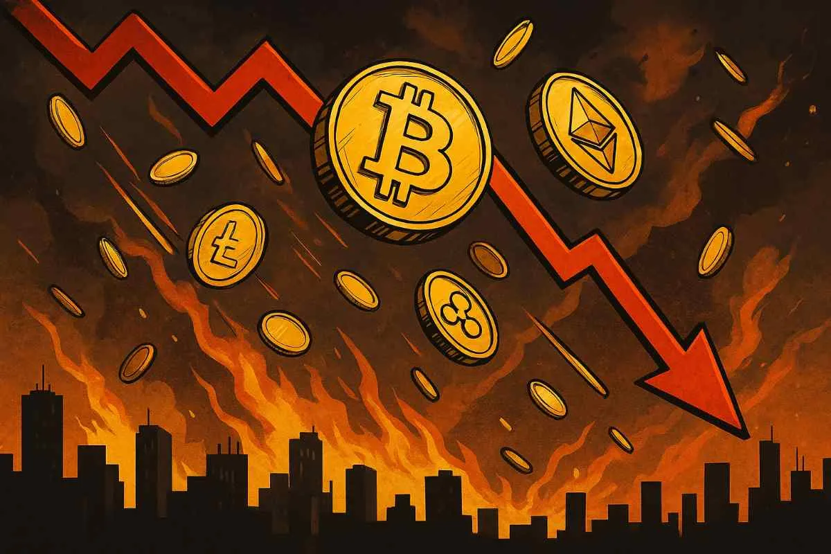 Crypto crash Bitcoin daling