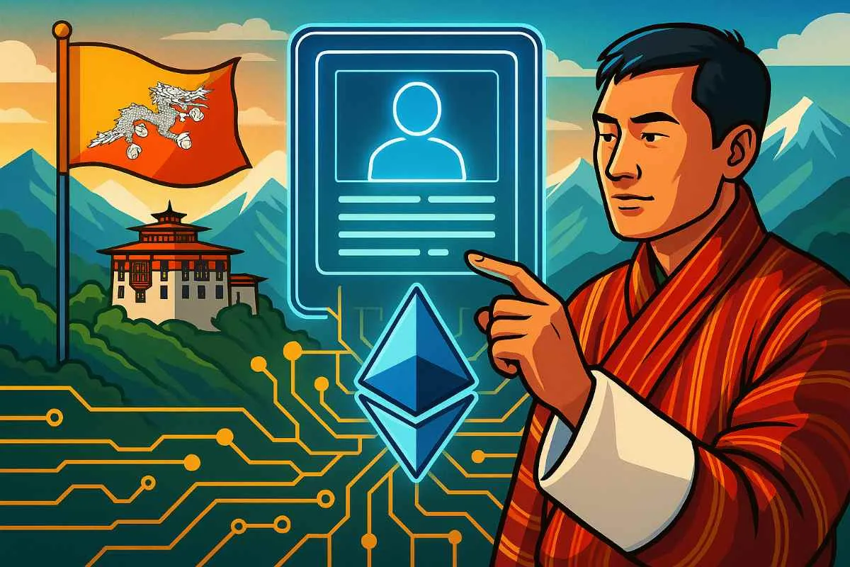 Bhutan Nationale Digitale Identiteiten Ethereum