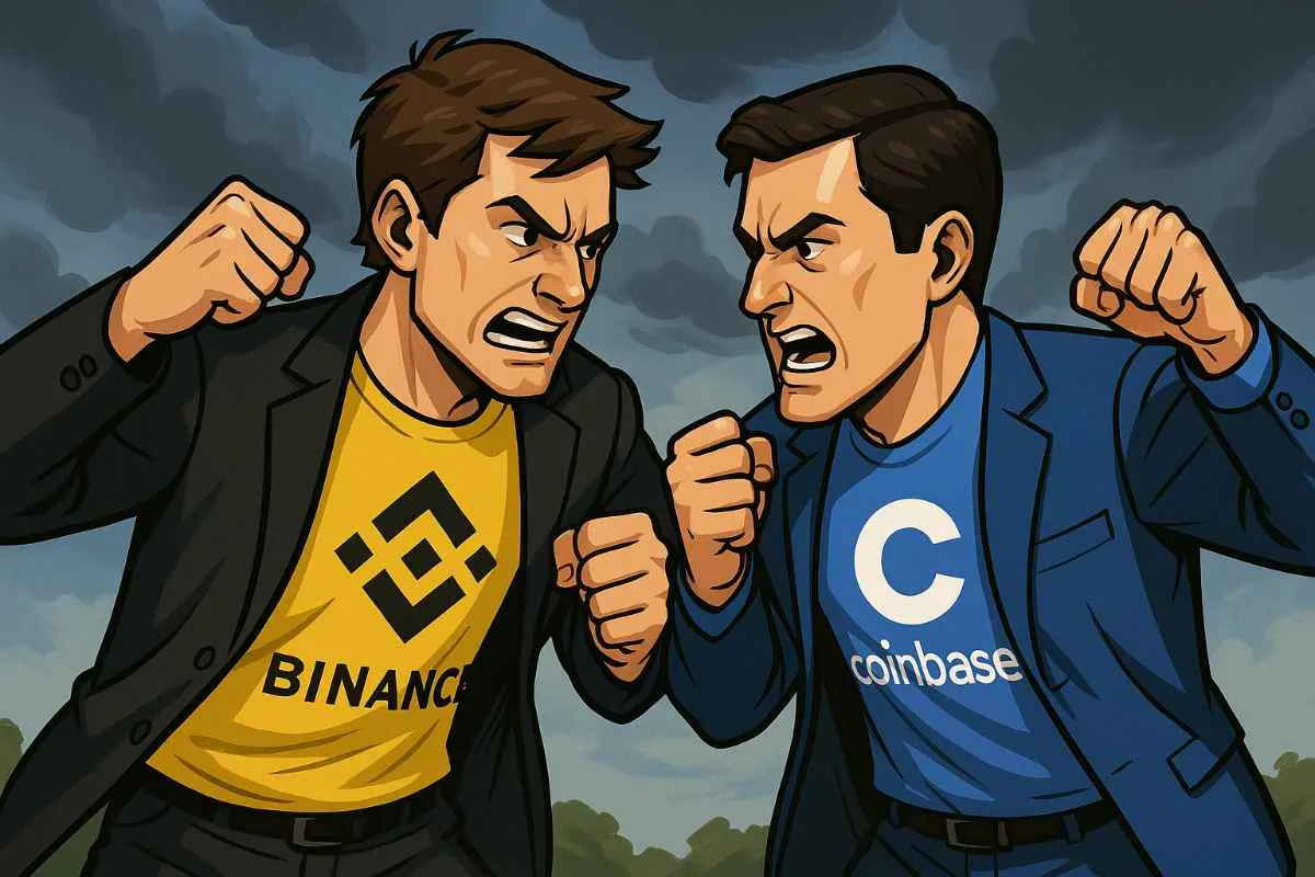 Binance en Coinbase ruzie BNB