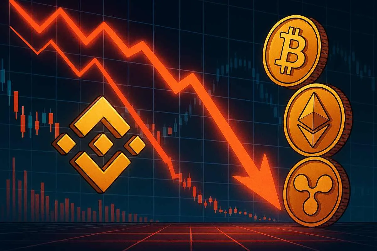 Dalende cryptomarkt Binance markt manipulatie