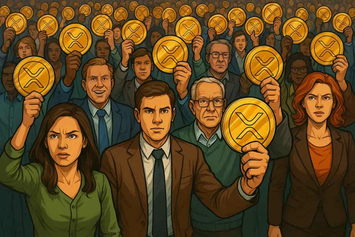 XRP investeerders verdeling munten