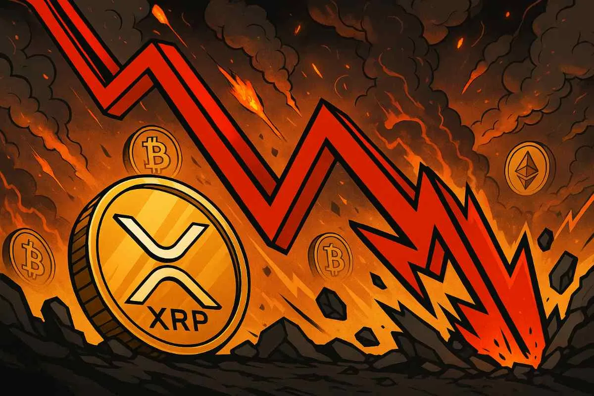 XRP koers daalt hard