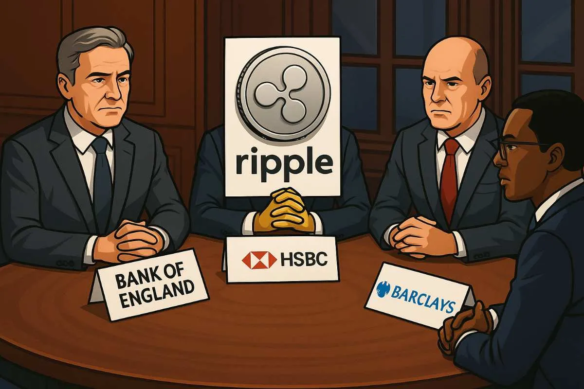 Ripple Bank of England, HSBC en Barclays