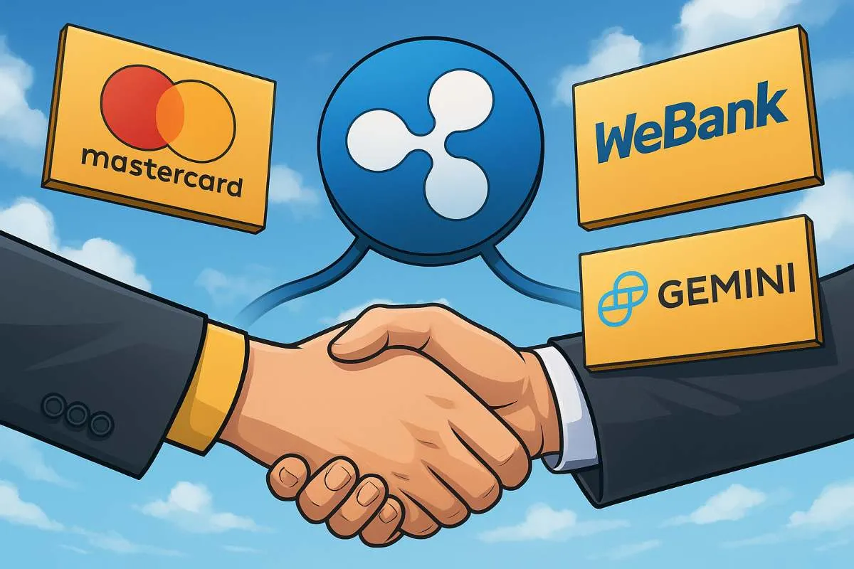 Ripple samenwerking met Gemini, WeBank en Mastercard