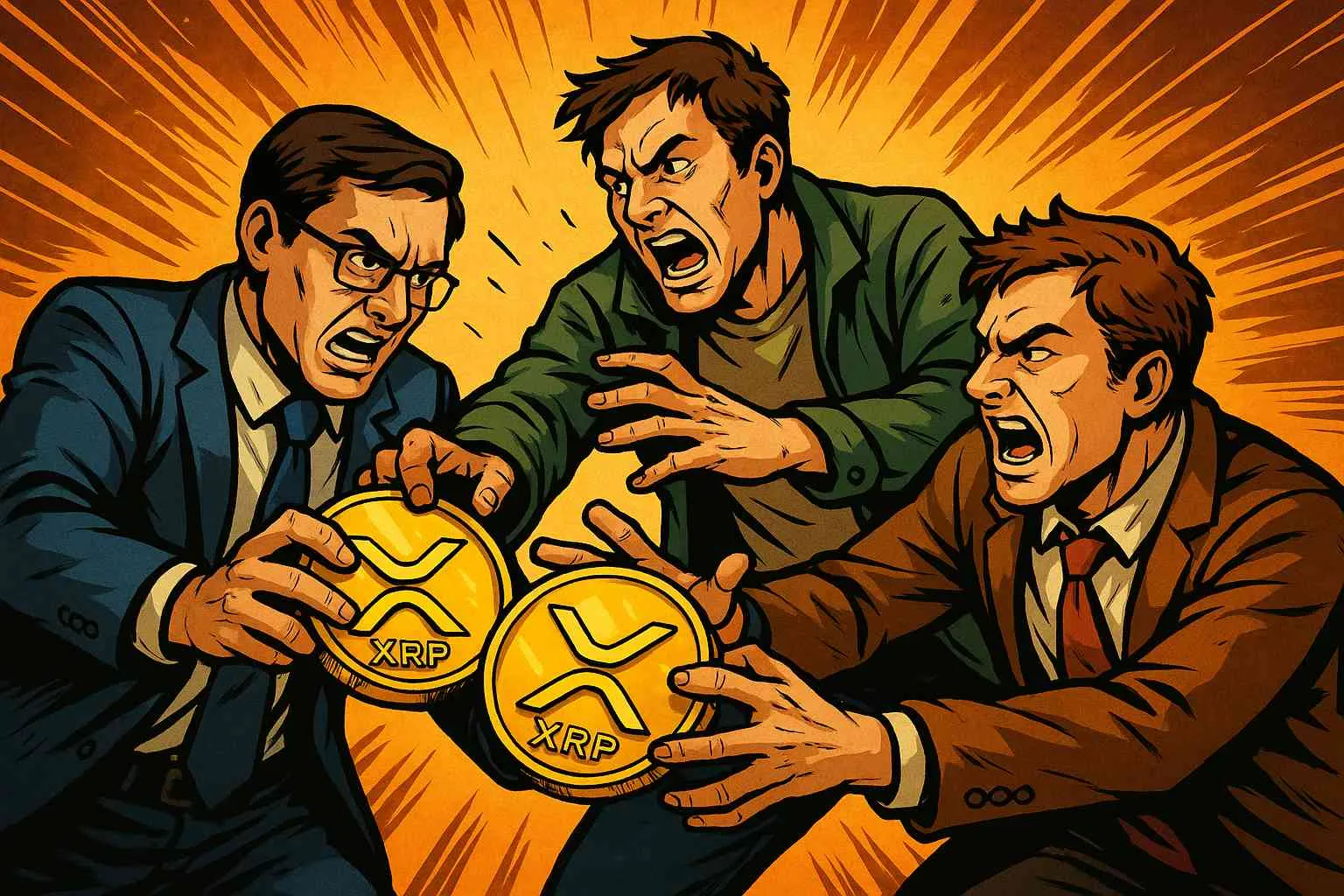 XRP-reserves op beurzen