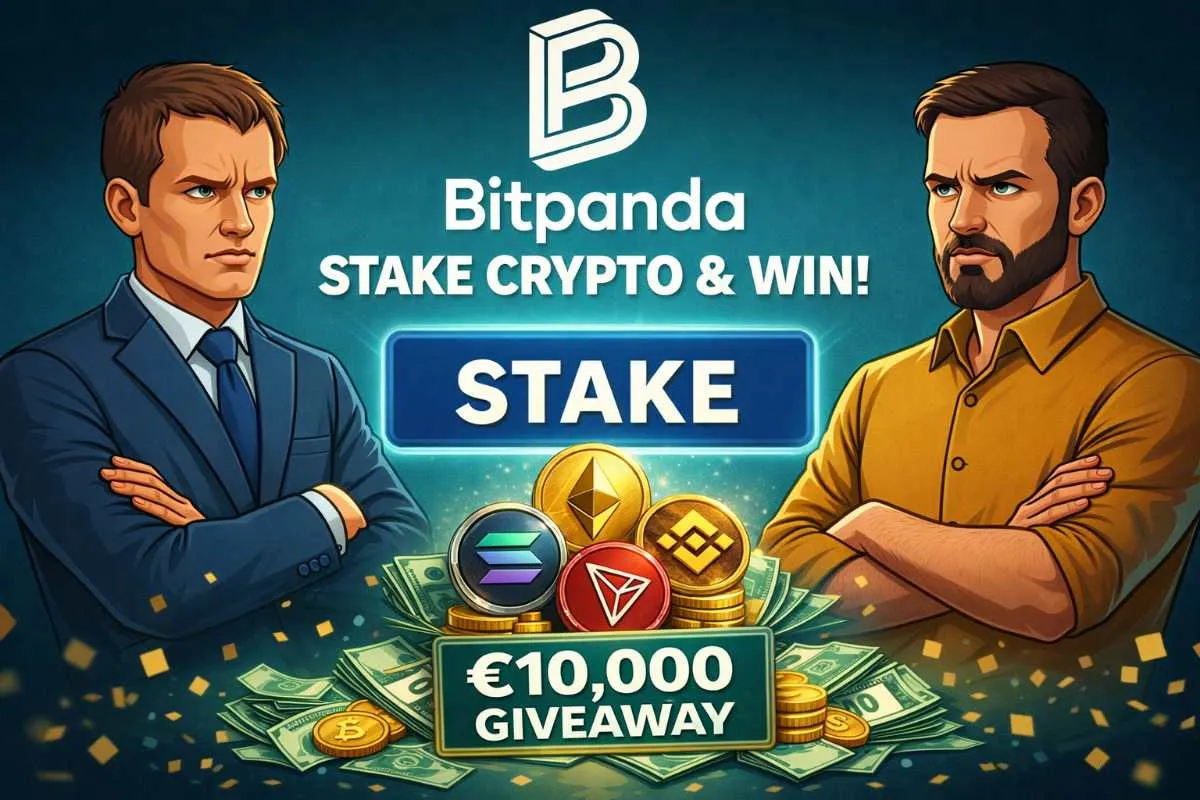 Bitpanda Stake Earn crypto giveaway (1)