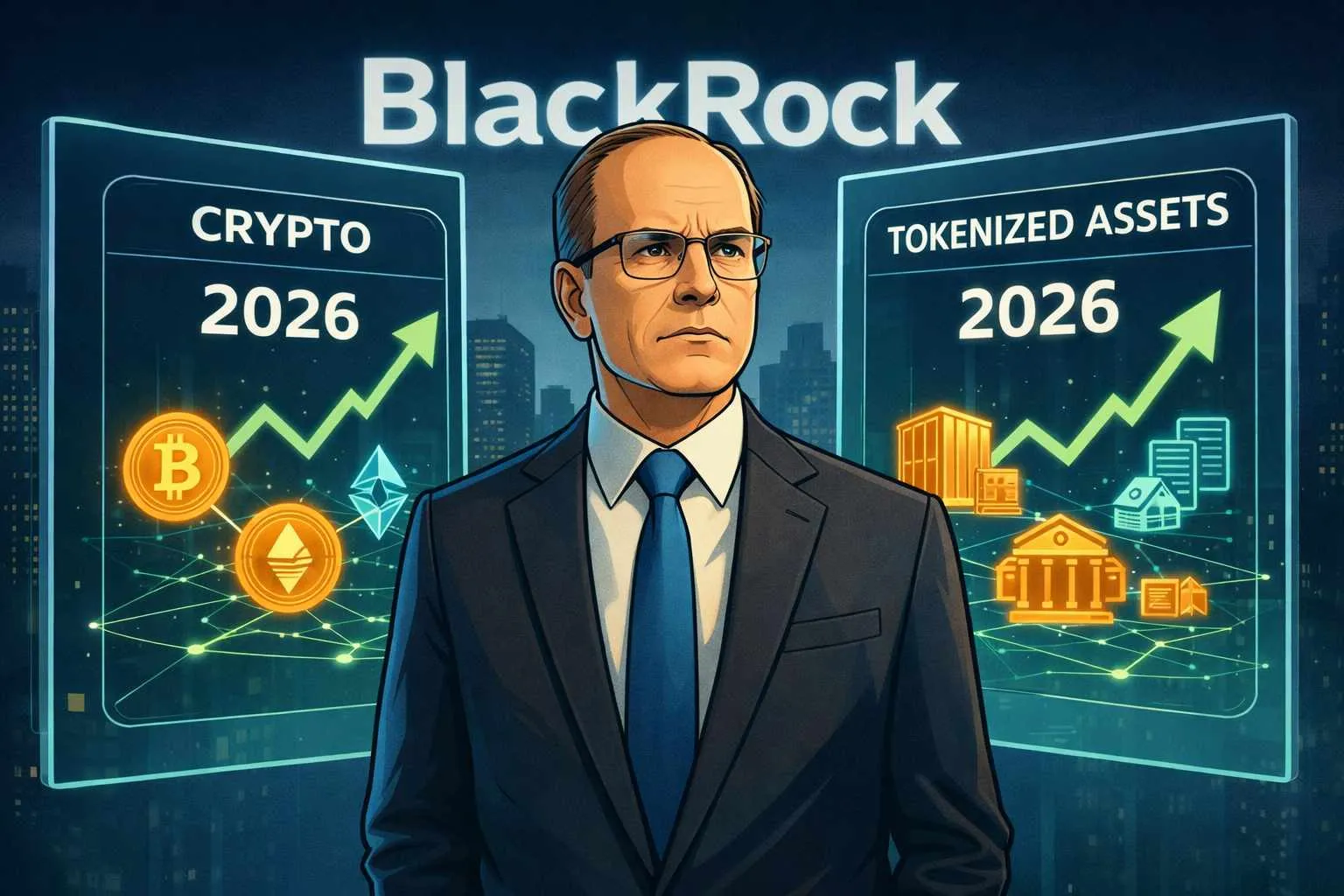 BlackRock crypto en tokenized assets