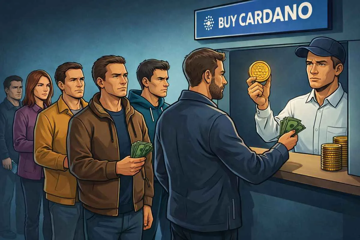 Cardano open interest ADA koers