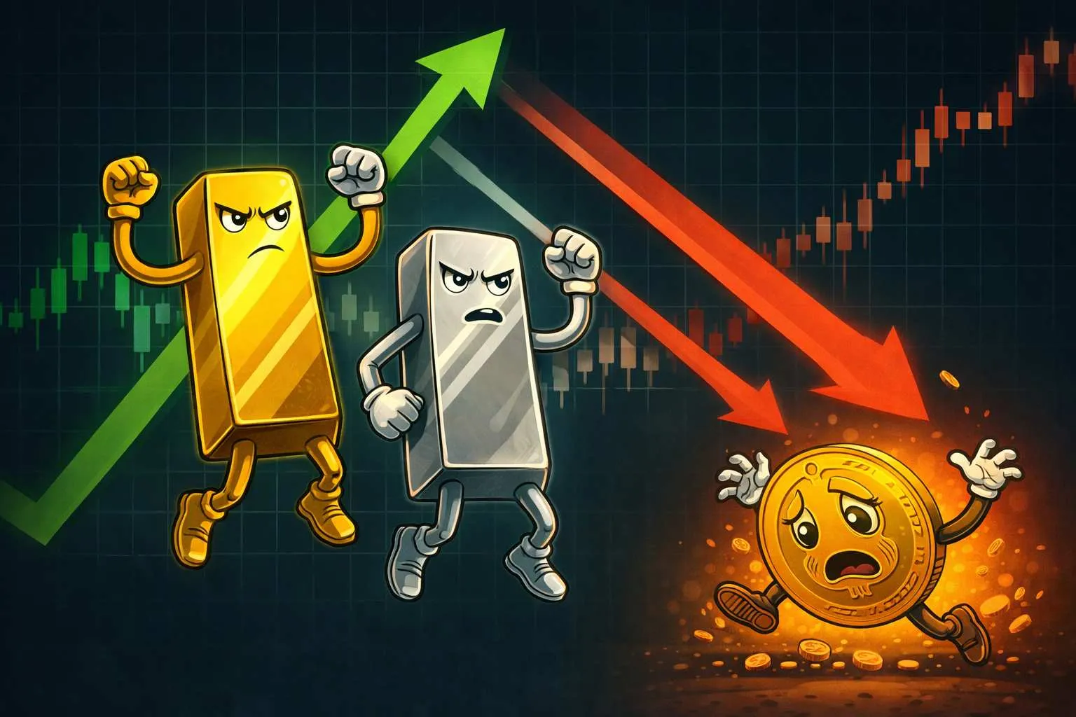 Goud, Zilver en Bitcoin