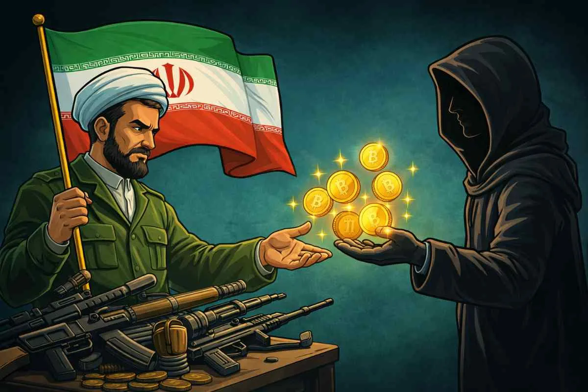 Iran crypto voor wapens