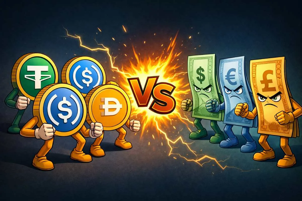 Stablecoins traditionele valuta
