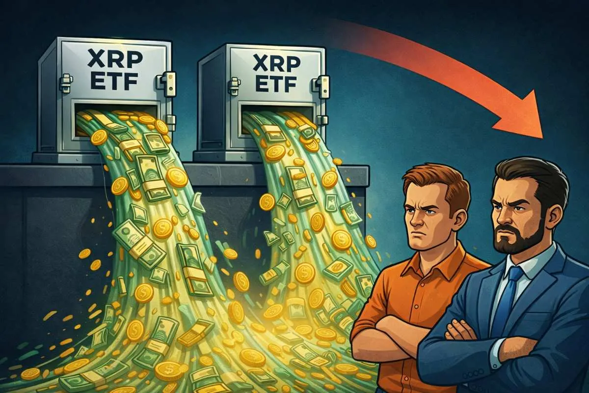 XRP ETF's uitstroom