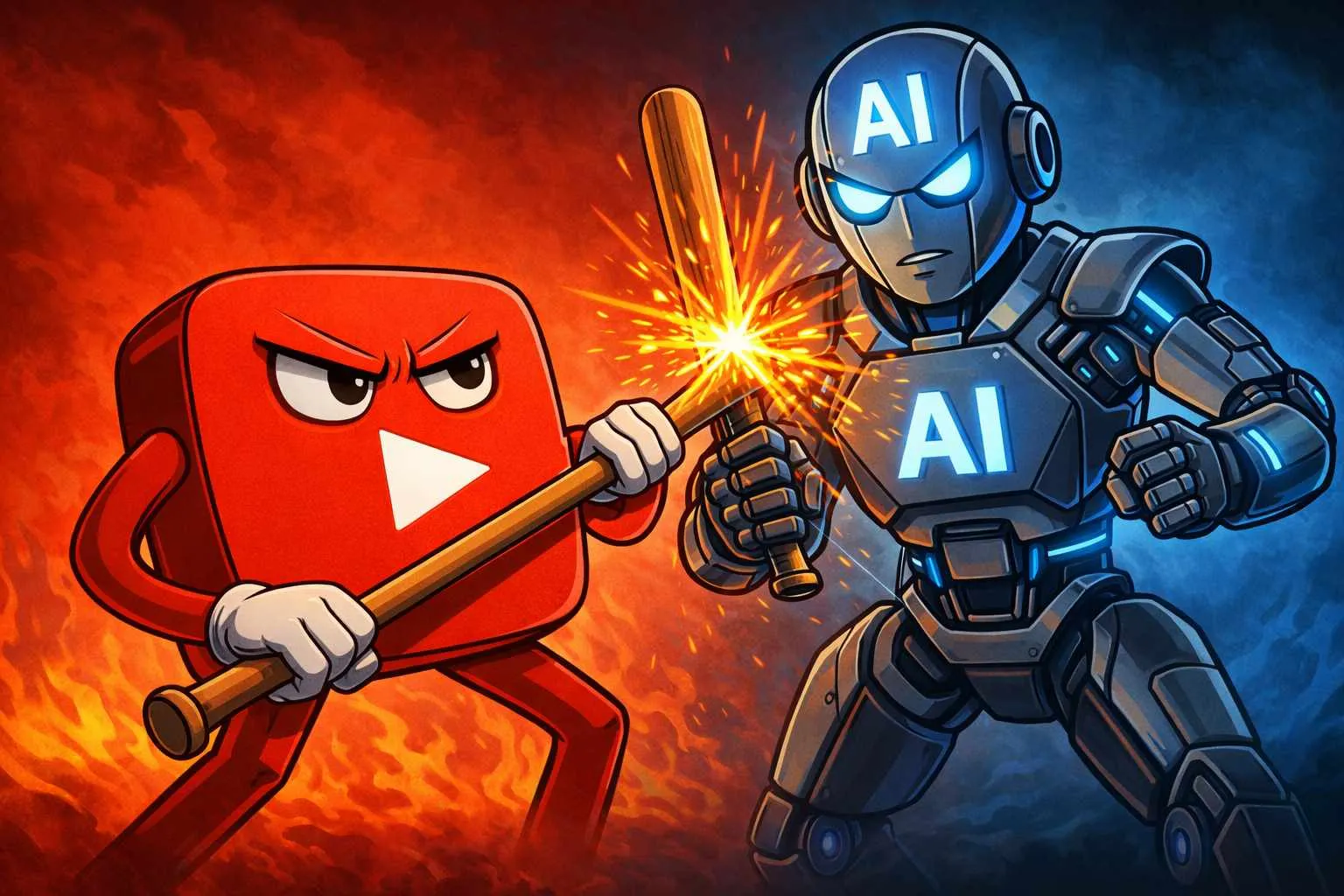 YouTube optreden tegen AI