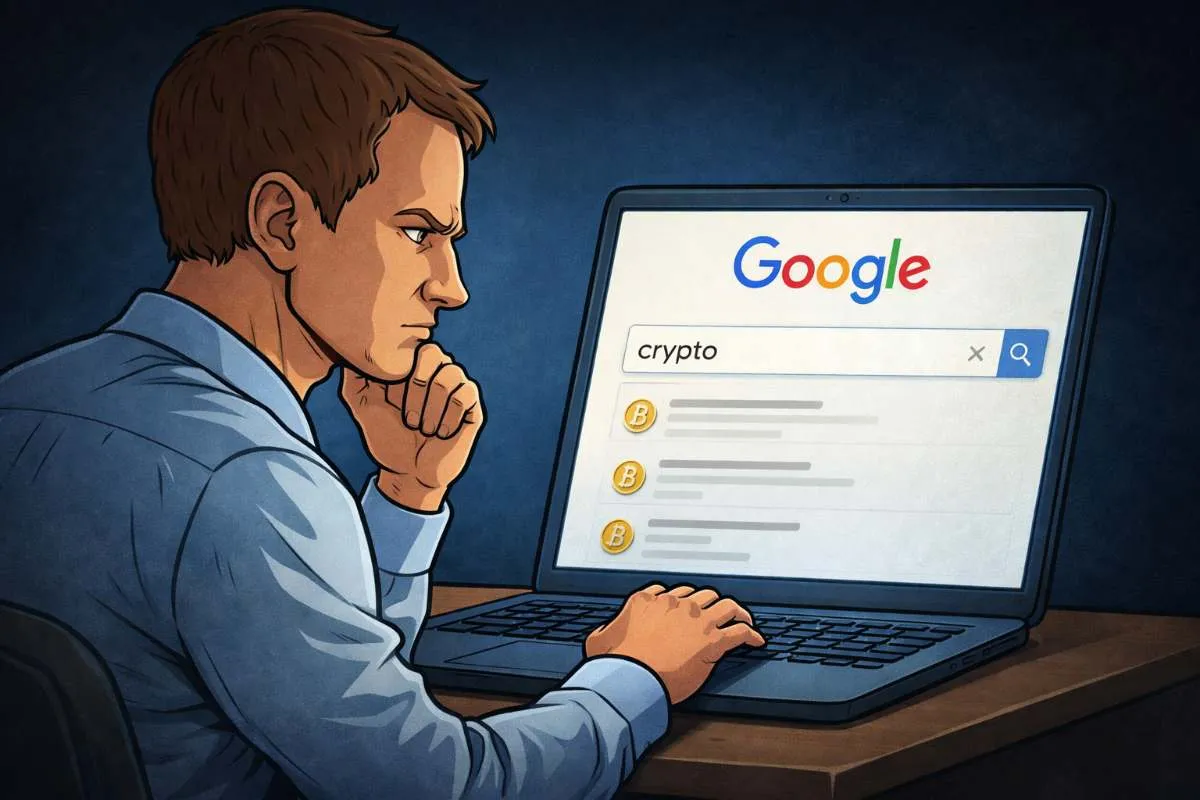 Google zoekinteresse crypto