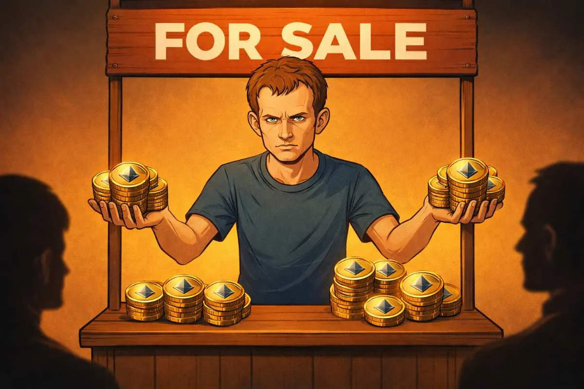 Vitalik Buterin Ethereum verkopen