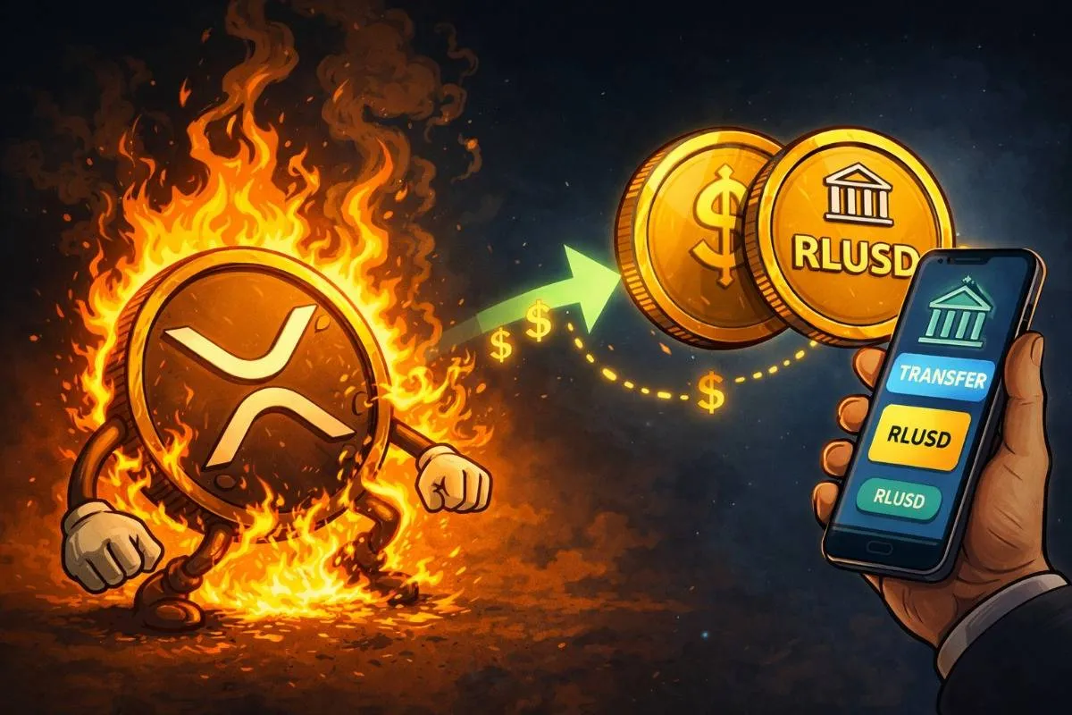 XRP verbranding RLUSD