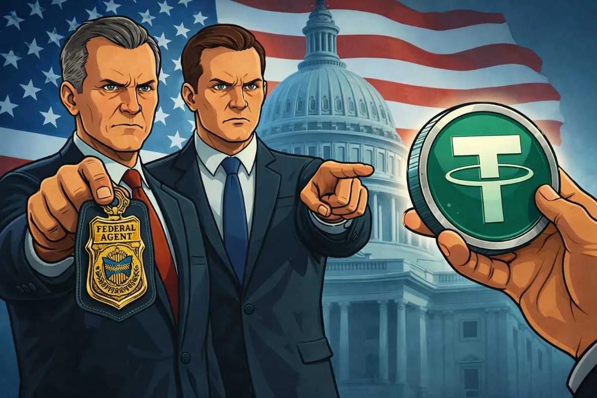 Amerikaanse regering USDT Tether terugvorderen