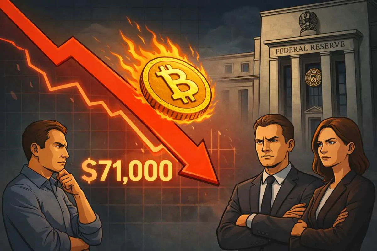 Bitcoin koersdaling Federal Reserve