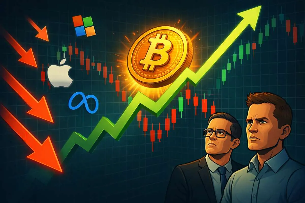 Bitcoin vs. tech aandelen