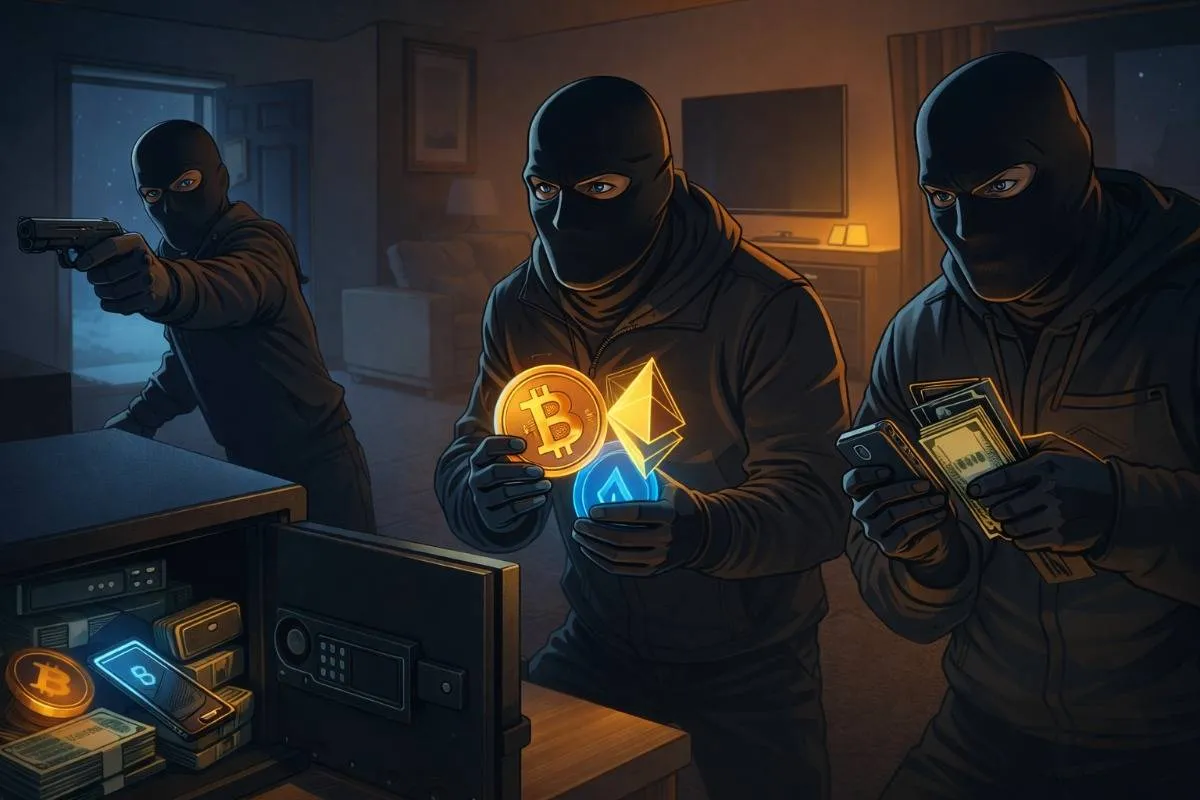 Crypto ontvoering crypto diefstal