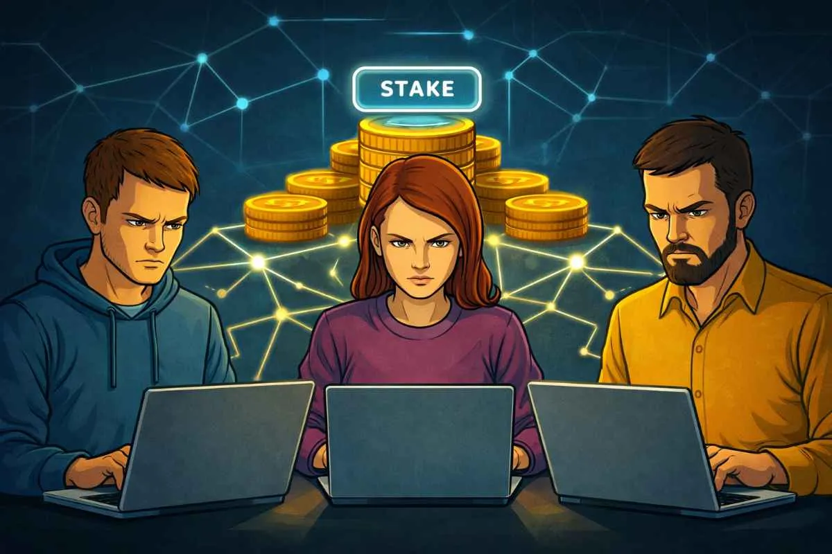 Crypto staking beginnen