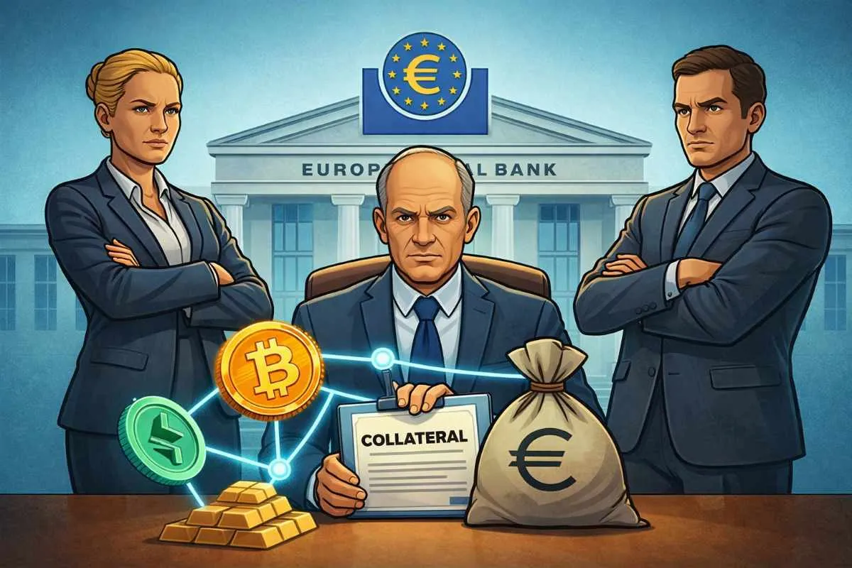 ECB tokenized assets onderpand