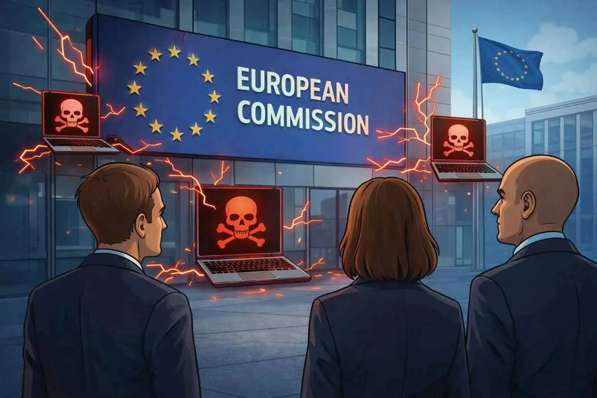 Europese Commissie cyberaanvallen