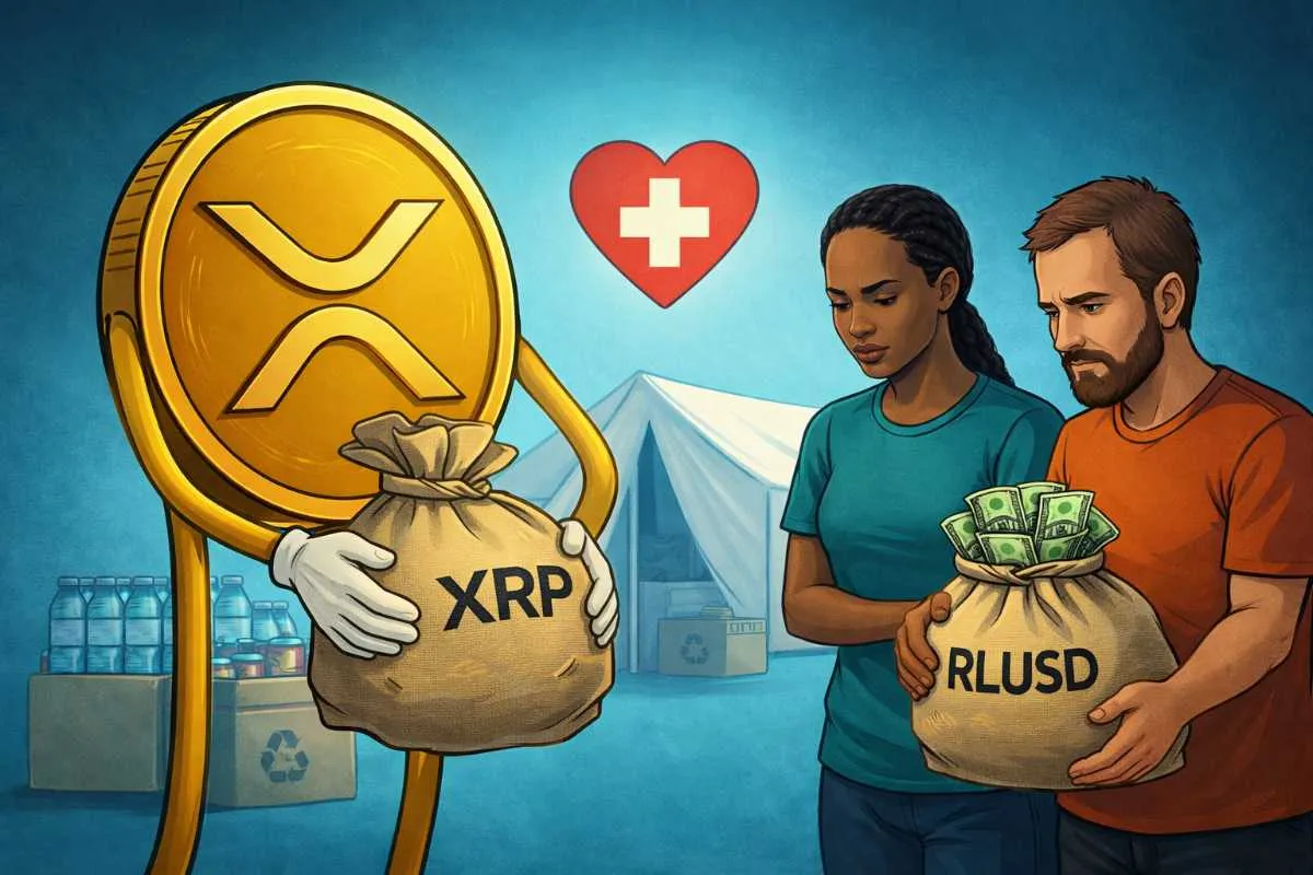 Ripple XRP RLUSD donaties